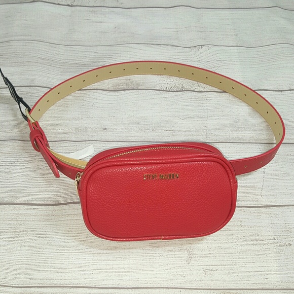 Steve madden red belt bag Clearance